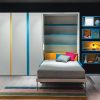 letto a scomparsa altea book sofa con divano e libreria