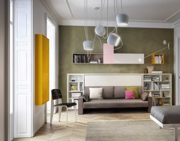 letto a scomparsa kali sofa con divano incorporato